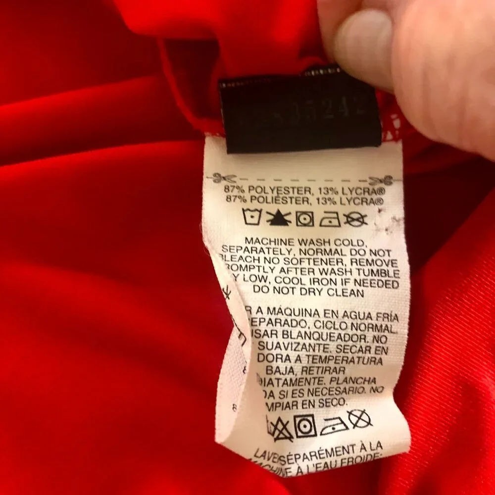 Oakley Polo Shirt, Red, Size L - Picture 8 of 8